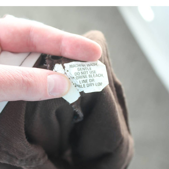 Vintage 70s Brown Corduroy Pencil Skirt - Picture 10 of 11